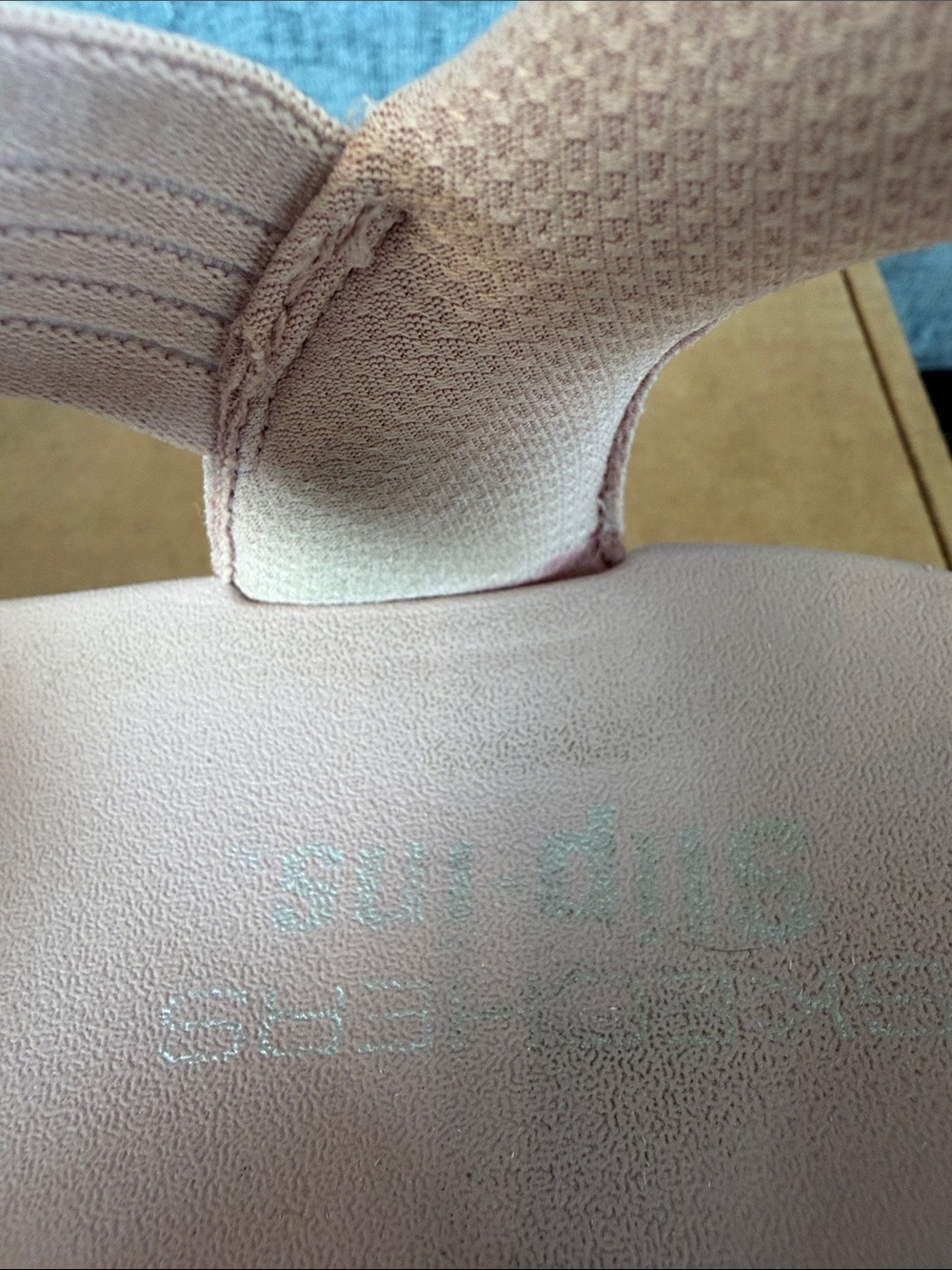Skechers Pink Elastic Strap Slip In Sandals - Picture 9 of 9